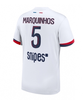 Billige Fotballdrakt Paris Saint-Germain Marquinhos #5 Replika Bortedrakt 2025-26 Kortermet Billige Fotballdrakt Paris Saint-Germain Marquinhos #5 Replika Bortedrakt 2025-26 Kortermet